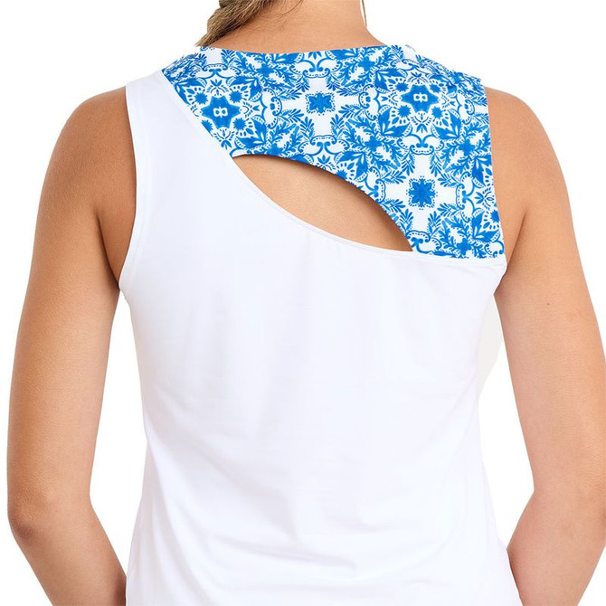 Sofibella Miss Santorini Tank Top - White - Final Sale