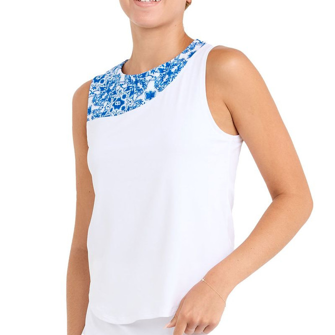 Sofibella Miss Santorini Tank Top - White - Final Sale