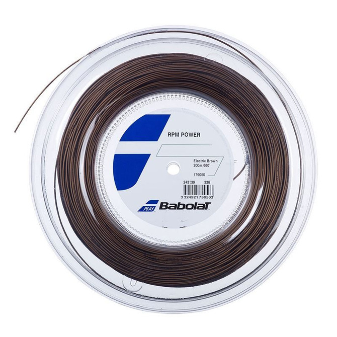 Babolat RPM Power 16G (660 FT) REEL - Electric Brown
