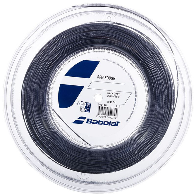 Babolat RPM Rough 17G Dark Grey (660 FT) REEL