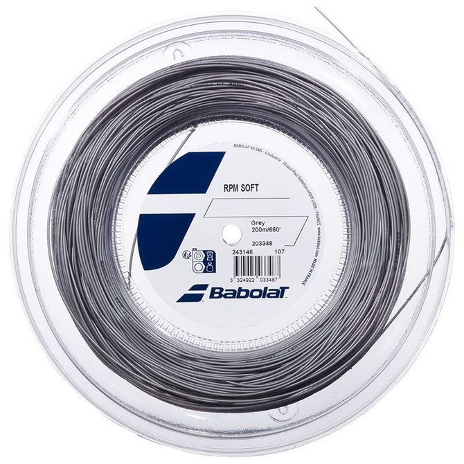 Babolat RPM Soft 17G (660FT) Grey REEL