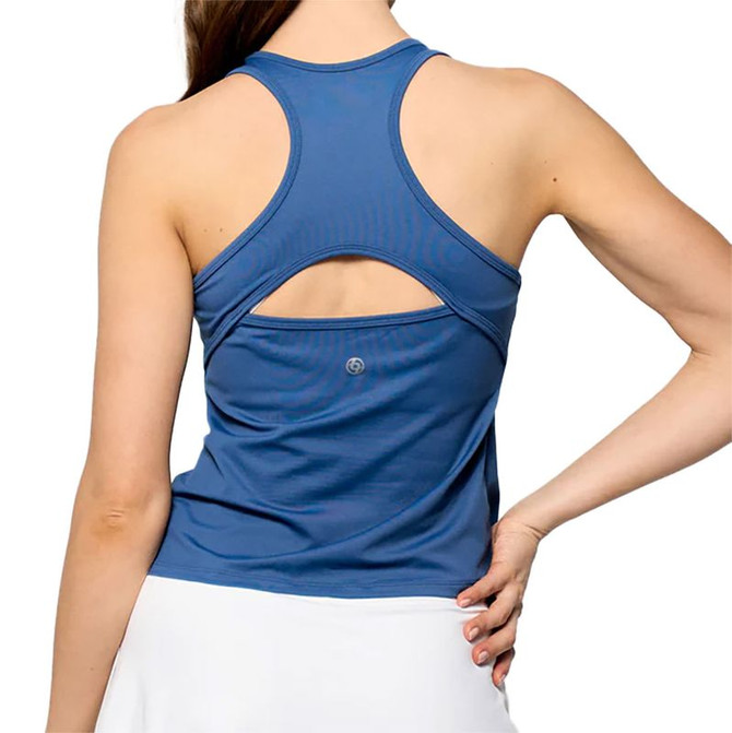 Lija Its All About Love Rival Tank Top - Denim Blue