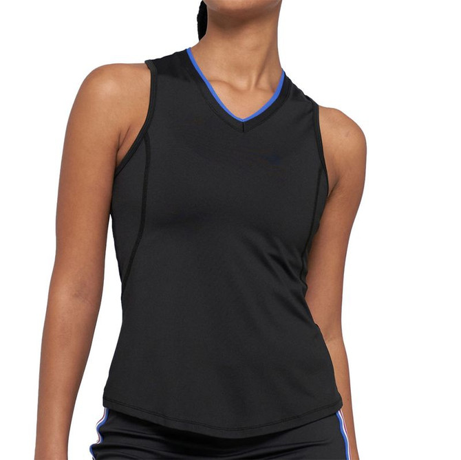 Lija Hot Shot Victory Tank Top - Black/Royal