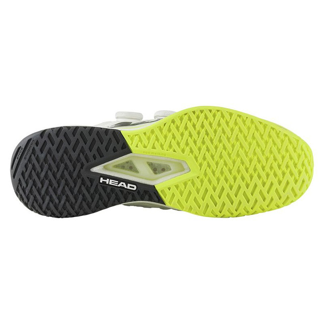 Head Endure Pro BOA Mens Tennis Shoe - White/Yellow - 2