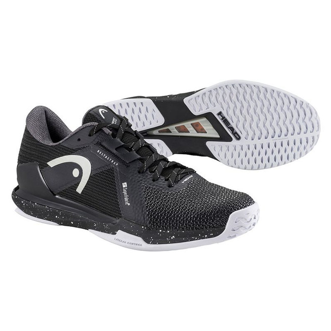 Head Sprint Pro 4.0 SF Mens Tennis Shoe - Black/White - 4