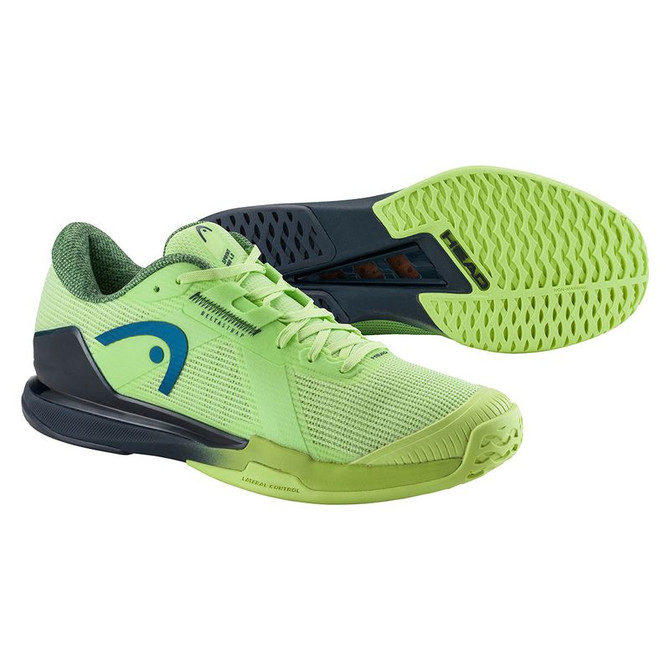 Head Sprint Pro 4.0 Mens Tennis Shoe - Navy/Lime - 4