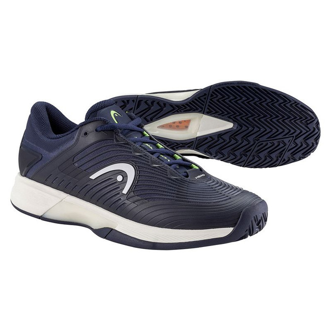 Head Revolt Pro 4.5 Mens Tennis Shoe - Navy/Lime - 4