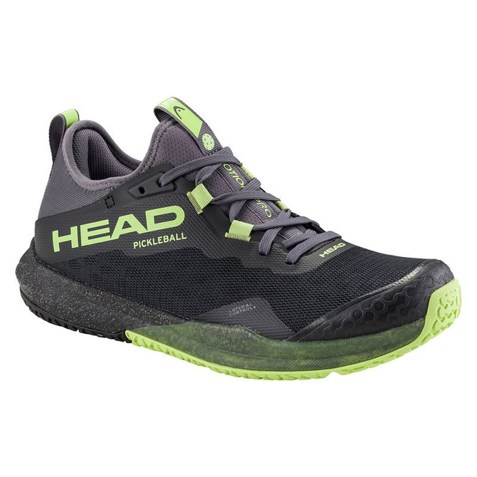 Head Motion Pro Mens Pickleball Shoe - Black/Lime