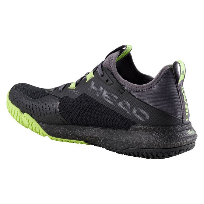 Head Motion Pro Mens Pickleball Shoe - Black/Lime - 3