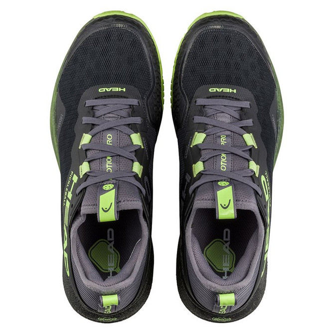 Head Motion Pro Mens Pickleball Shoe - Black/Lime - 5