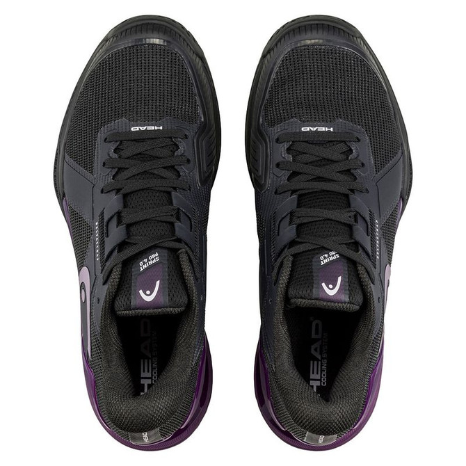 Head Sprint Pro 4.0 Womens Tennis Shoe - Black/Plum - 5