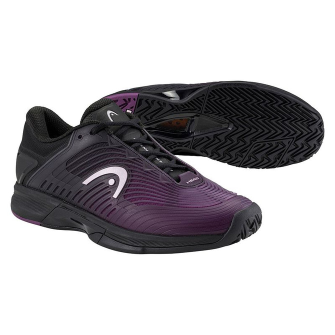 Head Revolt Pro 4.5 Womens Tennis Shoe - Black/Plum - 4