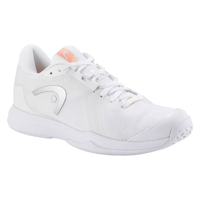 Head Sprint Team 4.0 Womens Tennis Shoe - White/Coral