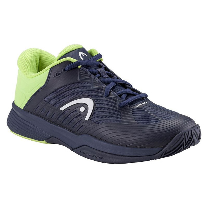 Head Revolt Pro 4.5 Junior Tennis Shoe - Navy/Lime