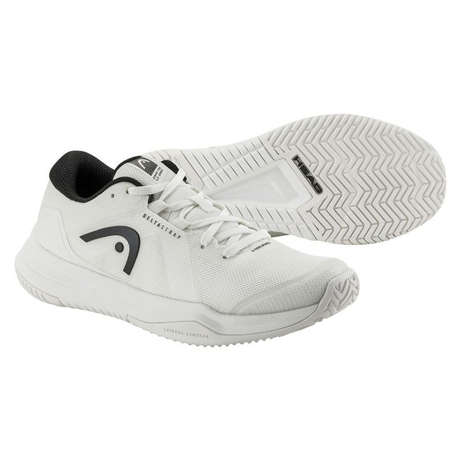 Head Sprint Pro 4.0 Junior Tennis Shoe - White/Black - 4