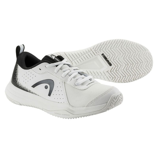 Head Sprint Court 4.0 Junior Tennis Shoe - White/Black - 4