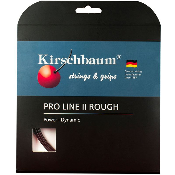Kirschbaum Pro Line No. II Rough 18G (1.20mm) Black Tennis String