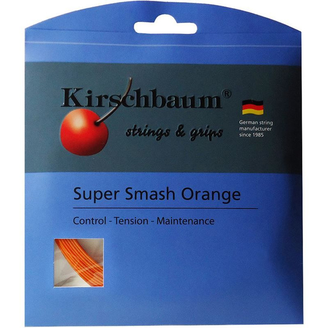 Kirschbaum Super Smash Orange 16L (1.28mm) Orange Tennis String