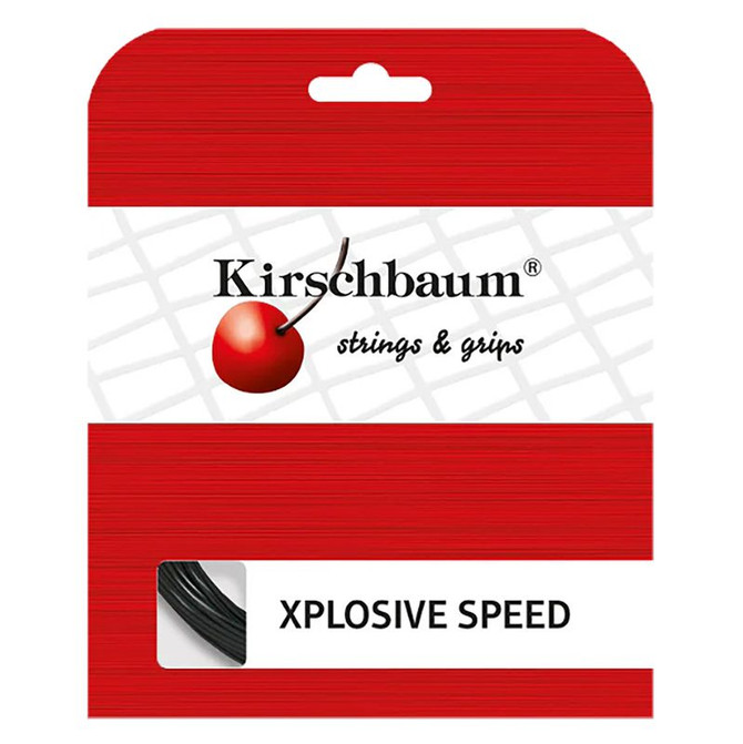 Kirschbaum Xplosive Speed 17G (1.23mm) Black Tennis String