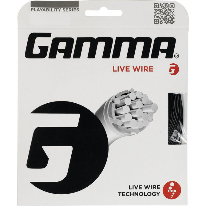 Gamma Live Wire 16G Natural Tennis String - 2
