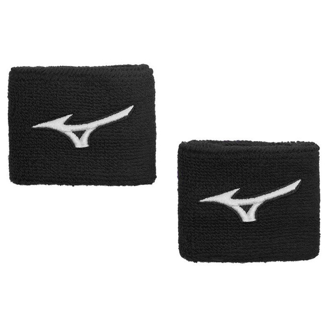 Mizuno 2 inch Wristband - Black