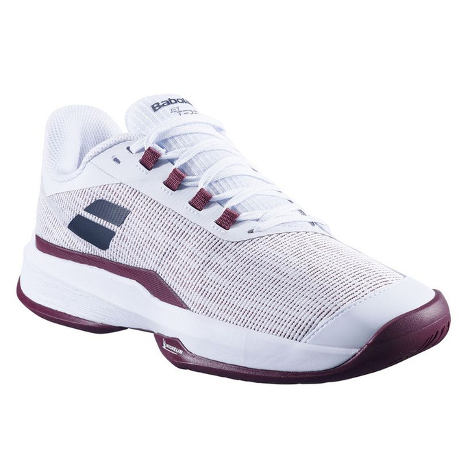 Babolat Jet Tere 2 All Court Mens Tennis Shoe - White/Port Royale - 4
