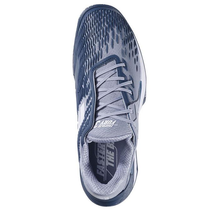 Babolat Propulse Fury 3 All Court Mens Tennis Shoe - Grey/White - 5