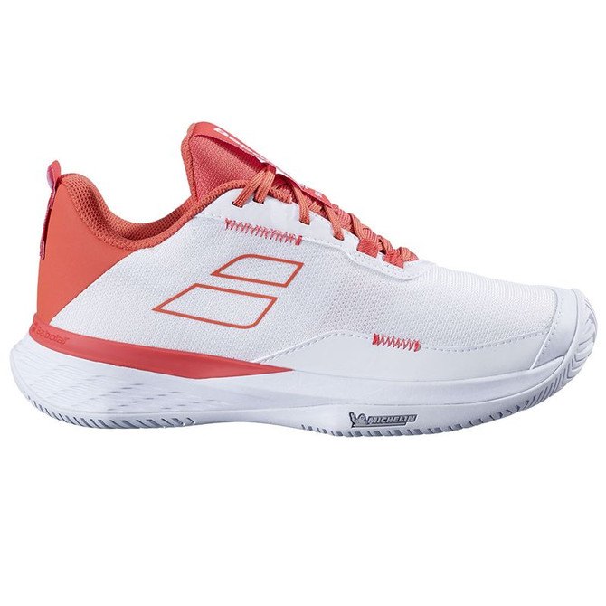 Babolat SFX Evo All Court Womens Tennis Shoe - White/Terra Cotta