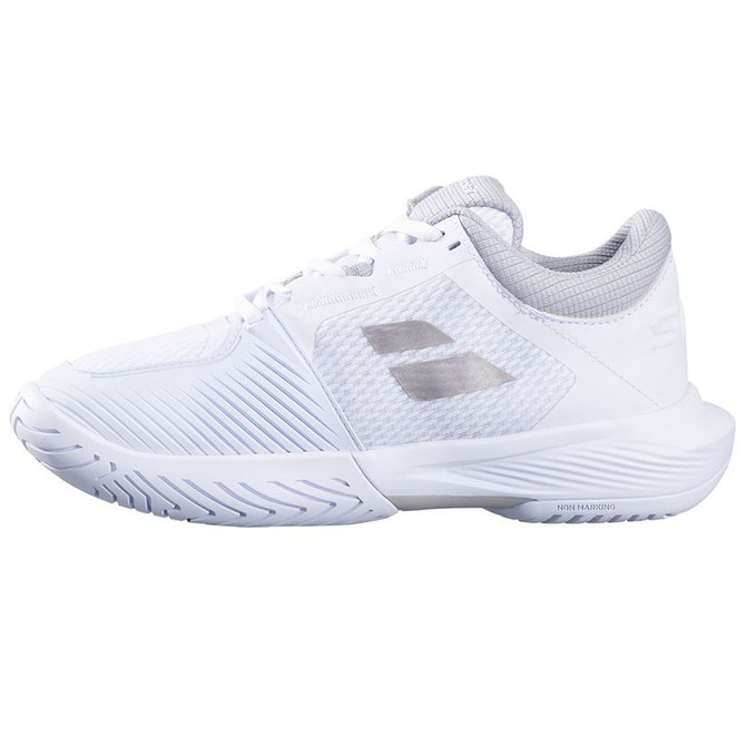 Babolat SFX 4 All Court Womens Tennis Shoe - White/Silver - 3