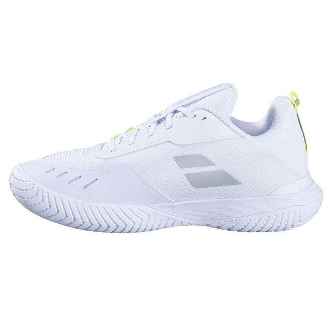 Babolat SFX Evo Womens Pickleball Shoes - White/Silver - 3
