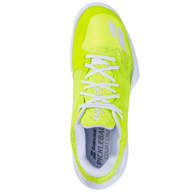 Babolat Jet Mach Womens Pickleball Shoe - Fluo Yellow/White - 5