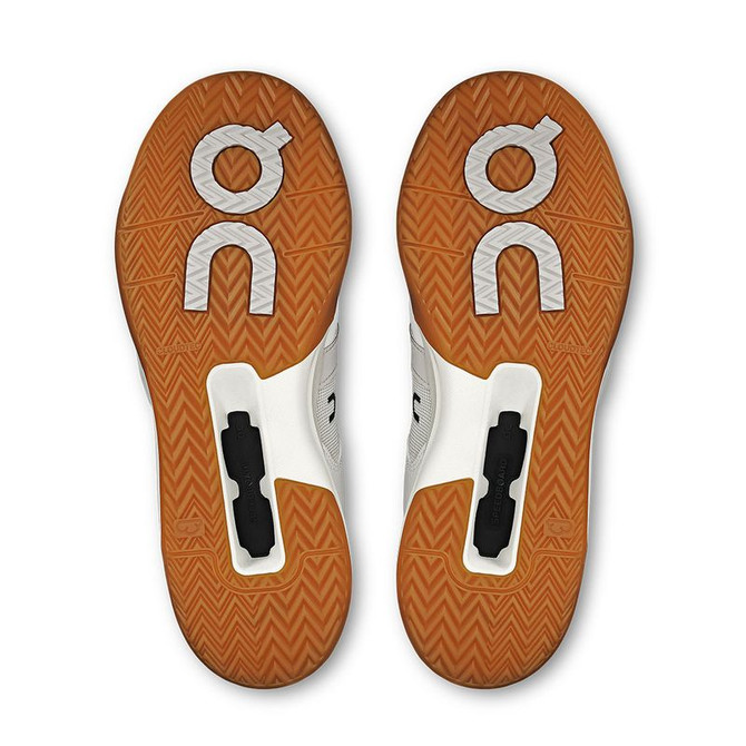 On The Roger Clubhouse Pro 1 Mens Tennis Shoe - Ivory/Flame - 2