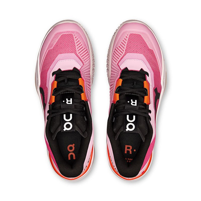 On The Roger Pro Fire Mens Tennis Shoe - Pink/Flame - 4