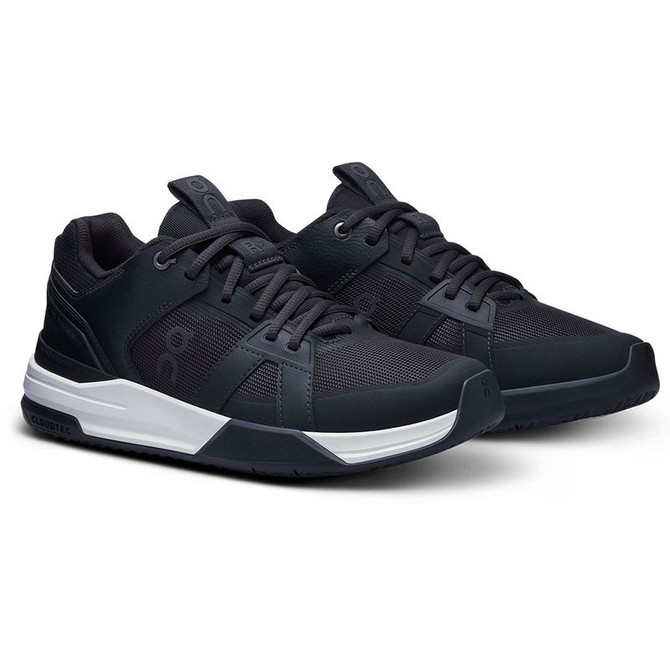 On The Roger Clubhouse Pro 1 Womens Tennis Shoe - Black/White - 5