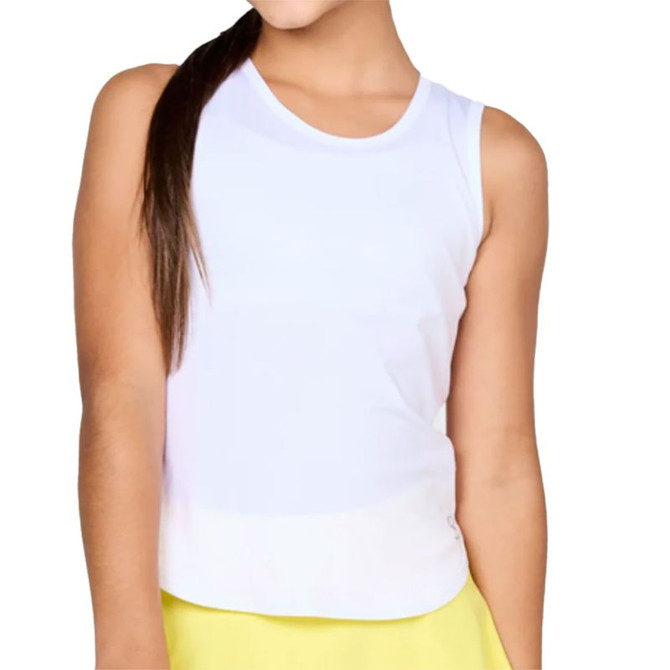 Sofibella UV Colors Girls Tank Top - White