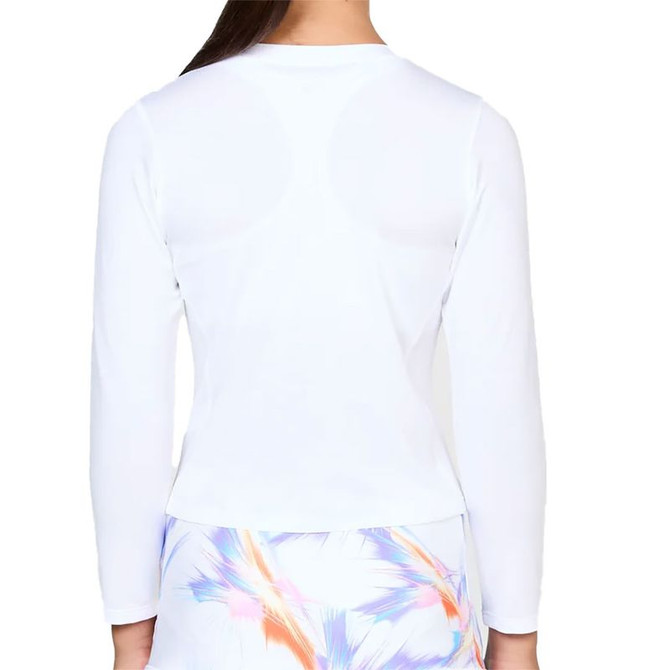 Sofibella UV Colors Girls Long Sleeve Top - White - 2