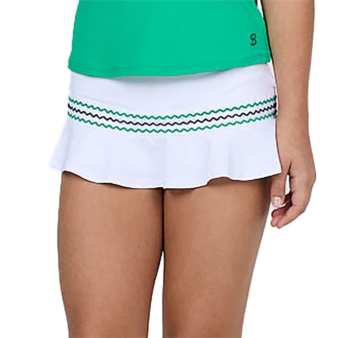 Sofibella Green Spirit Girls Skirt - White