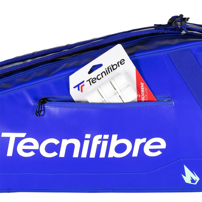 Tecnifibre Endurance ID 12 Pack Tennis Bag - Blue/White/Turquoise - 4