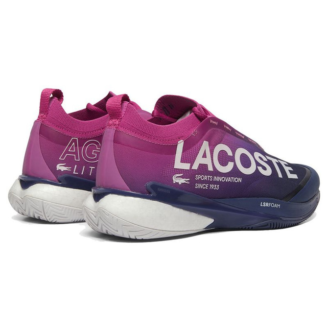 Lacoste AG-LT25 Lite Mens Tennis Shoe - Pink/Dark Blue - 3