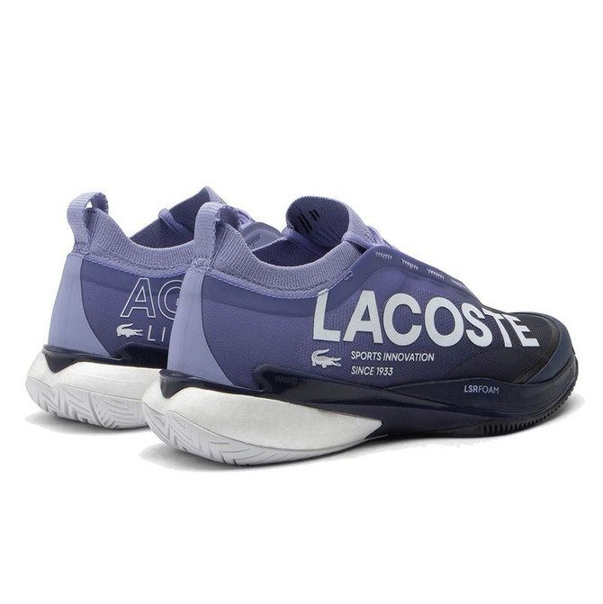 Lacoste AG-LT25 Lite Womens Tennis Shoe - Lt Purple/Navy - 4