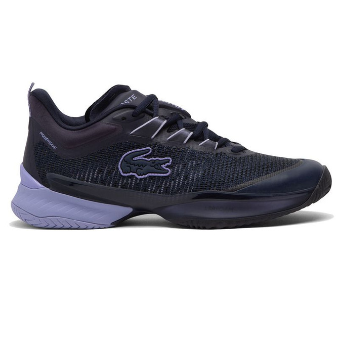 Lacoste AG-LT Ultra Womens Tennis Shoe - Navy/Lt Purple - 6