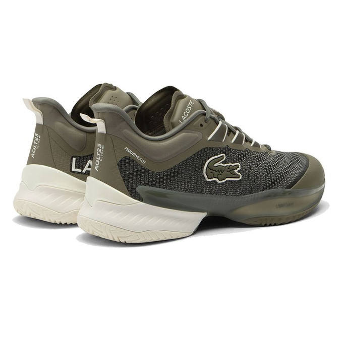 Lacoste AG-LT Ultra Mens Tennis Shoe - Khaki/Off White - 4