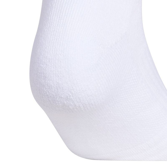 adidas Cushioned 3.0 3 Pack No Show Women's Sock - White/Clear Onix Grey - 5