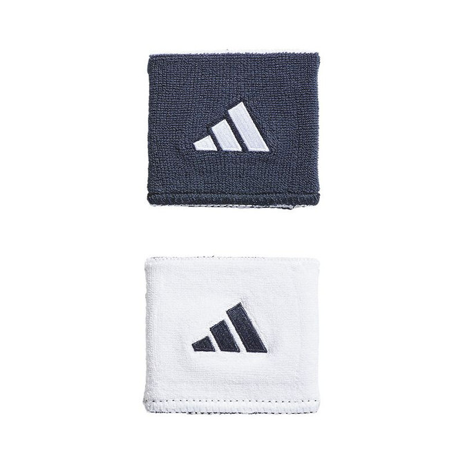 adidas Interval Reversible 2.0 Wristbands - Team Navy Blue/White