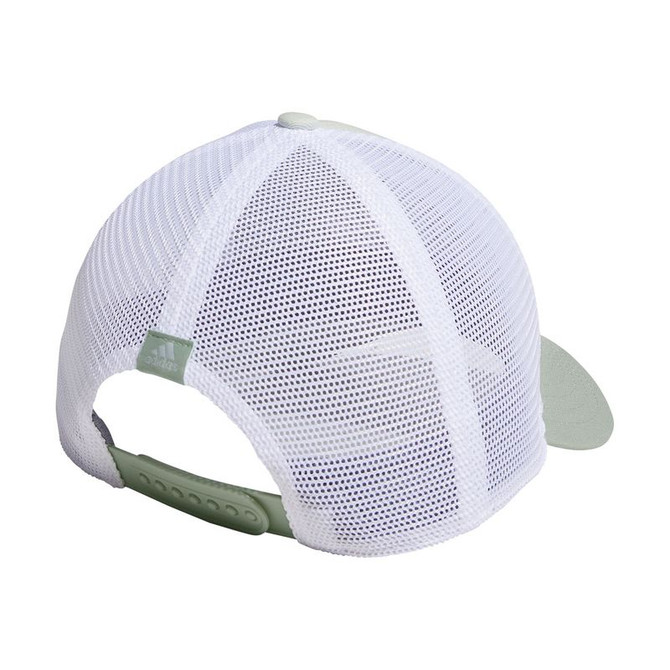 adidas Womens Mesh Trucker Hat - Linen Green/White - 2