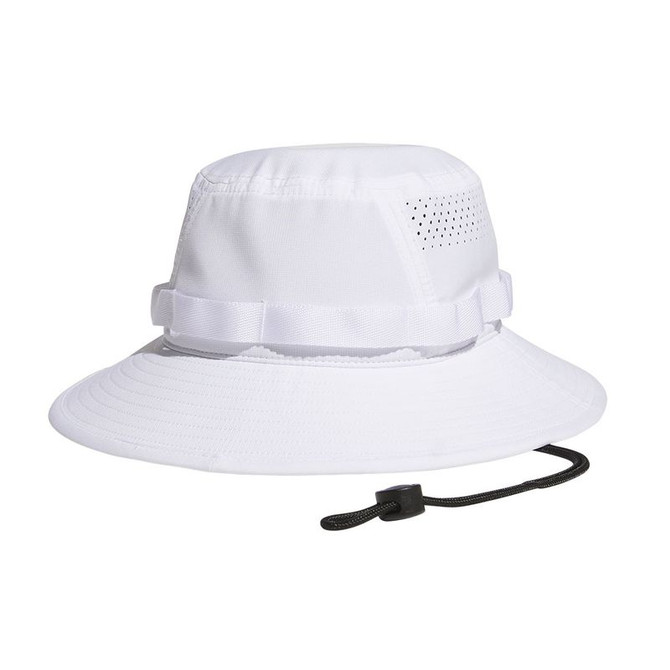 adidas Victory 5 Mens Bucket Hat - White/Onix Grey/Black - 2