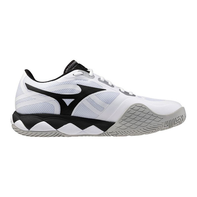 Mizuno Wave Enforce Tour 2 Mens Tennis Shoe - White/Black - 5
