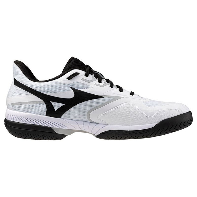 Mizuno Wave Exceed Court Mens Tennis Shoe - White/Black - 3