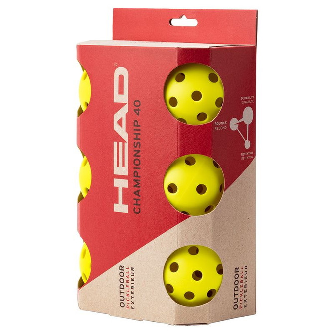 Head Championship 40 6 Pack Pickleball