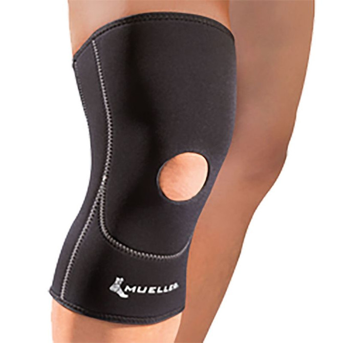 Mueller Open Patella Medium Knee Sleeve - Black